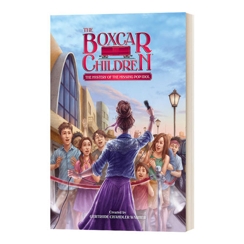 英文原版 The Mystery of the Missing Pop Idol 失踪的流行偶像之谜 棚车少年138 The Boxcar Children Mysteries 进口英语书籍