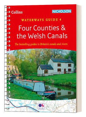 英文原版 Four Counties & the Welsh Canals No.4 四个郡和威尔士运河第4号 英文版 进口英语原版书籍