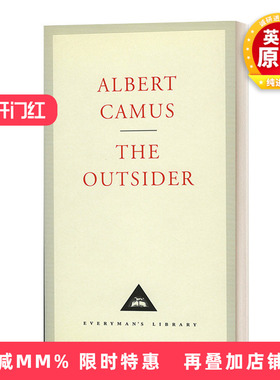 英文原版小说 The Outsider 局外人 阿尔贝·加缪 Everyman精装版 英文版 进口英语原版书籍