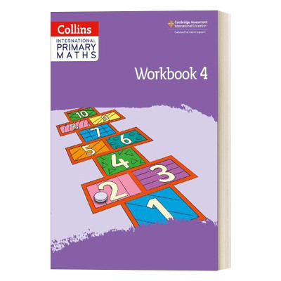 英文原版 Collins Cambridge International Primary Maths Workbook Stage 4 柯林斯剑桥国际小学数学练习册四年级 英文版
