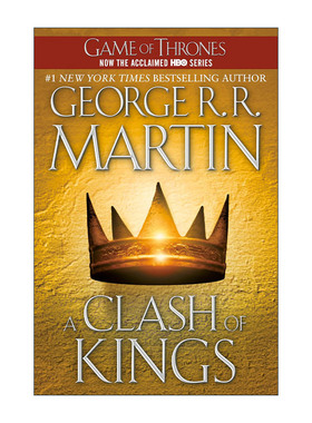 英文原版 A Clash of Kings A Song of Ice and Fire  Book 2 冰与火之歌2 列王的纷争 英文版 进口英语原版书籍