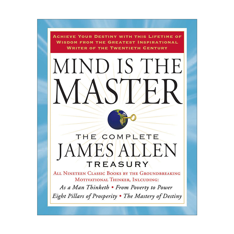 英文原版 Mind is the Master 心灵才是主宰 励志 心灵导师James Allen 英文版 进口英语原版书籍