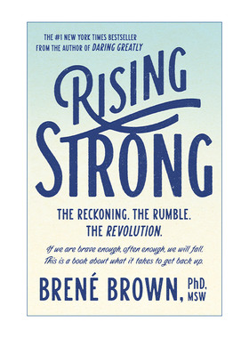 英文原版 Rising Strong 成长到死 自助 心理学 脆弱的力量作者Brene Brown 精装 英文版 进口英语原版书籍