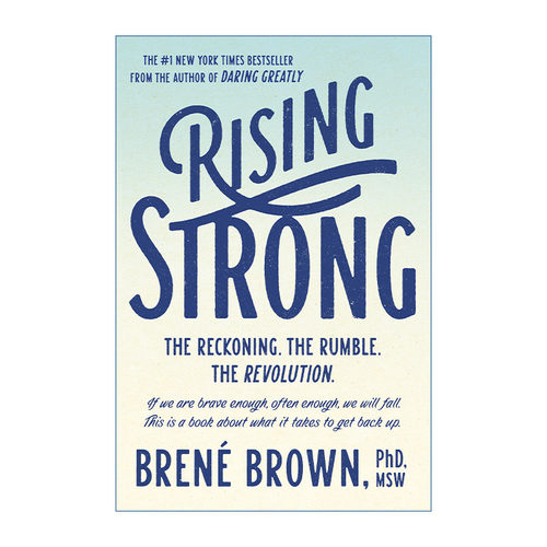英文原版 Rising Strong 成长到死 自助 心理学 脆弱的力量作者Brene Brown 精装 英文版 进口英语原版书籍
