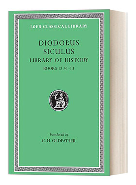 英文原版 Library of History Volume V 古希腊狄奥多罗斯Diodorus Siculus 历史丛书卷五第12.41-13册 原文希英对照 进口书
