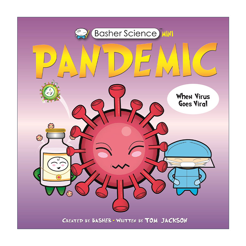 英文原版 Basher Science Mini Pandemic 酷酷的科学之流行病 英文版 进口英语原版书籍