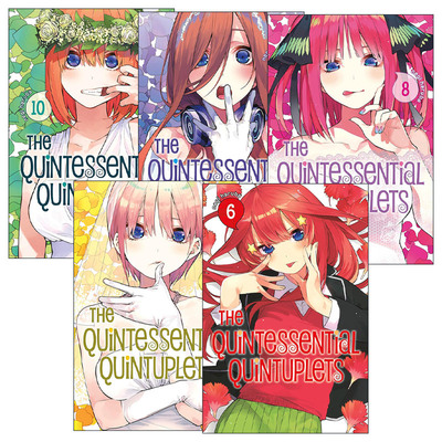 英文原版 The Quintessential Quintuplets 五等分的新娘6-10册 同名动漫漫画 春场葱 讲谈社 英文版 进口英语原版书籍