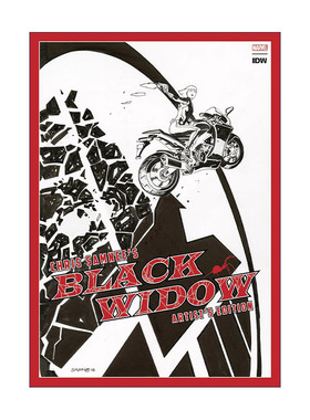 英文原版 Chris Samnee's Black Widow Artist's Edition 克里斯·萨姆尼 黑寡妇 手工原稿版 IDW漫画 精装收藏版 进口英语书籍
