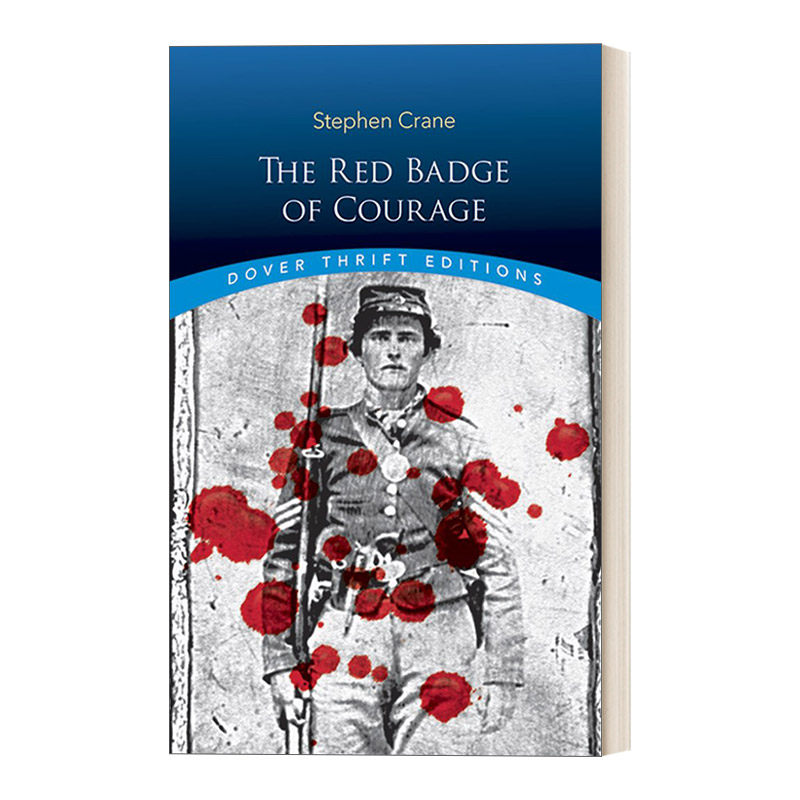 英文原版 The Red Badge of Courage 红色英勇勋章 Dover Thrift Editions 英文版 进口英语原版书籍