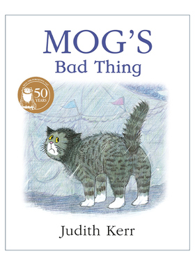 英文原版绘本 Mog's Bad Thing 小猫格格做坏事 朱迪思·克尔经典绘本 彩色插画 英文版 进口英语原版书籍