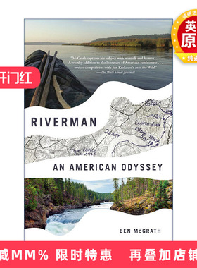 英文原版 Riverman 河上旅人 美国奥德赛 传记 纽约客撰稿人Ben McGrath 英文版 进口英语原版书籍