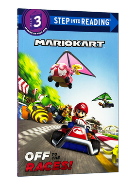 英文原版 Step into Reading 3 Off to the Races Nintendo Mario Kart马里奥卡丁车 出发去比赛 任天堂 兰登经典分级读物英文版