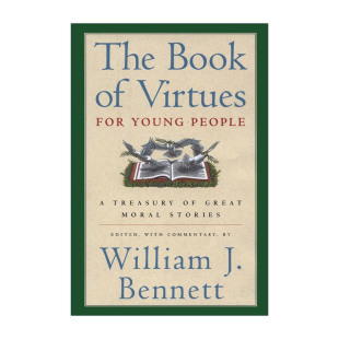 书籍 进口英语原版 青少年美德书 The Book 伟大道德故事宝库 for Virtues 英文版 英文原版 Young 精装 People