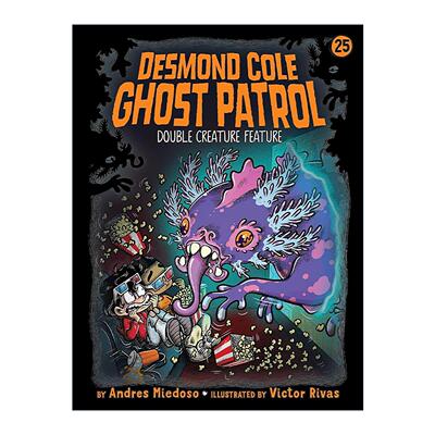 英文原版 Double Creature Feature 德斯蒙德科尔幽灵巡逻队25 初级章节书 英文版 进口英语原版书籍