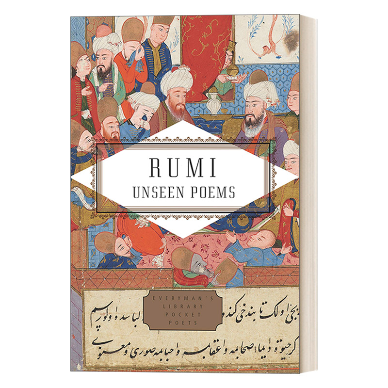 英文原版 Rumi Unseen Poems 鲁米诗歌选集 之前未经翻译过的诗歌精选集 人人图书馆精装收藏版 英文版 进口英语原版书籍