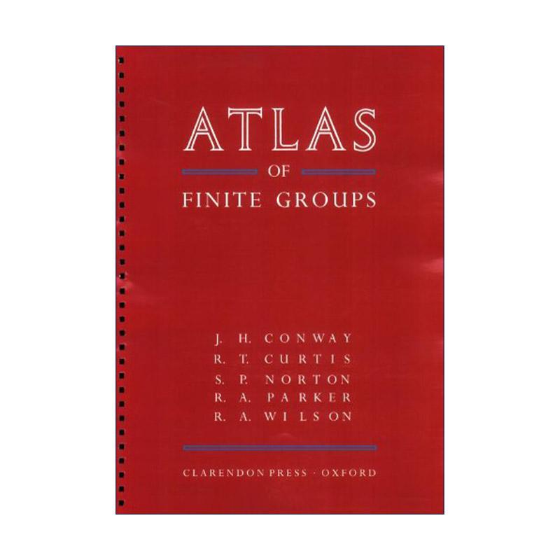 英文原版 ATLAS of Finite Groups 有限群图集 John H. Conway等 精装 英文版 进口英语原版书籍