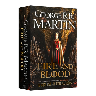 英文原版 A Song Of Ice And Fire — Fire And Blood 火与血 Hbo剧集龙之家族原著小说 冰与火之歌前传 英文版 进口英语原版书籍