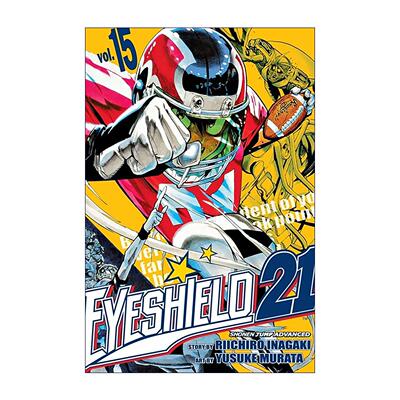 英文原版 Eyeshield 21 Vol.15 光速蒙面侠21 漫画卷15 英文版 进口英语原版书籍