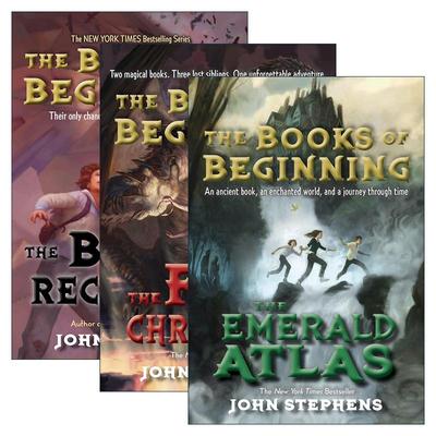 英文原版 Books of Beginning 书的开端系列1-3册 儿童奇幻小说 John Stephens 英文版 进口英语原版书籍