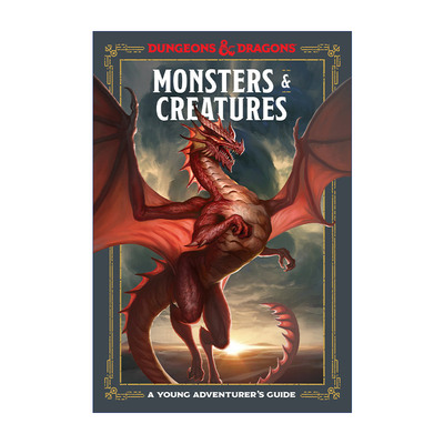 英文原版 Monsters and Creatures (Dungeons and Dragons) 怪物与生物 龙与地下城年轻冒险家指南 进口英语书籍
