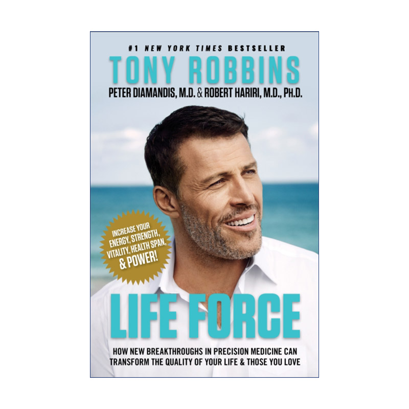 英文原版 Life Force 生命力 长寿时代健康指南 托尼罗宾斯 英文版 进口英语原版书籍