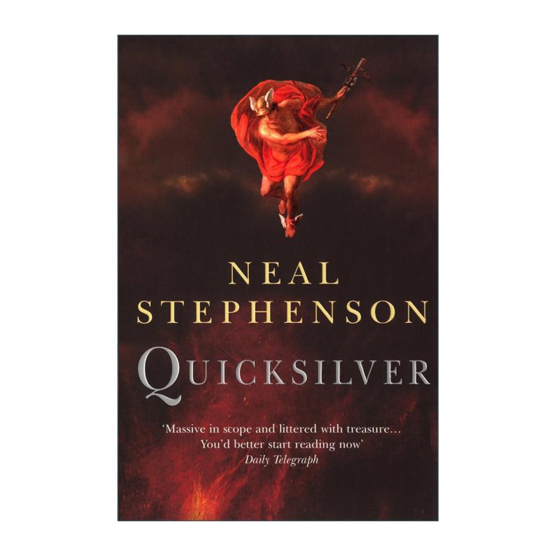 英文原版 Quicksilver 巴洛克记1 快银 尼尔·斯蒂芬森历史科幻小说 英文版 进口英语原版书籍