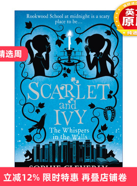 英文原版 The Whispers in the Walls 斯嘉丽和艾薇推理系列2 墙里的声音 Sophie Cleverly儿童侦探小说 英文版 进口英语原版书籍