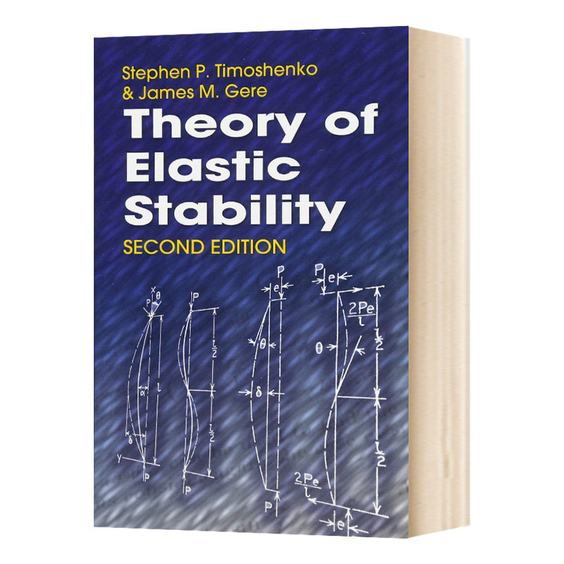 弹性稳定理论 英文原版 Theory of Elastic Stability 物理学科普书籍 铁摩辛柯 英文版进口英语书