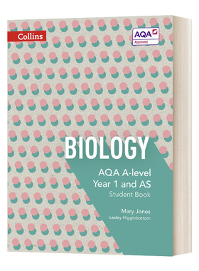 英文原版 AQA A Level Biology Year 1 and AS Student Book 柯林斯AQA A Level生物学生用书1 英文版 进口英语原版书籍