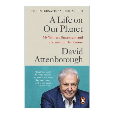 英文原版 A Life on Our Planet 我们星球上的生命 大卫·爱登堡 极具警醒意义的环保力作 英文版 进口英语原版书籍