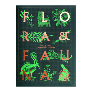 英文版 书籍 Fauna 品牌LOGO标志海报包装 设计元 设计灵感 来自于自然界 进口英语原版 英文原版 素 Flora