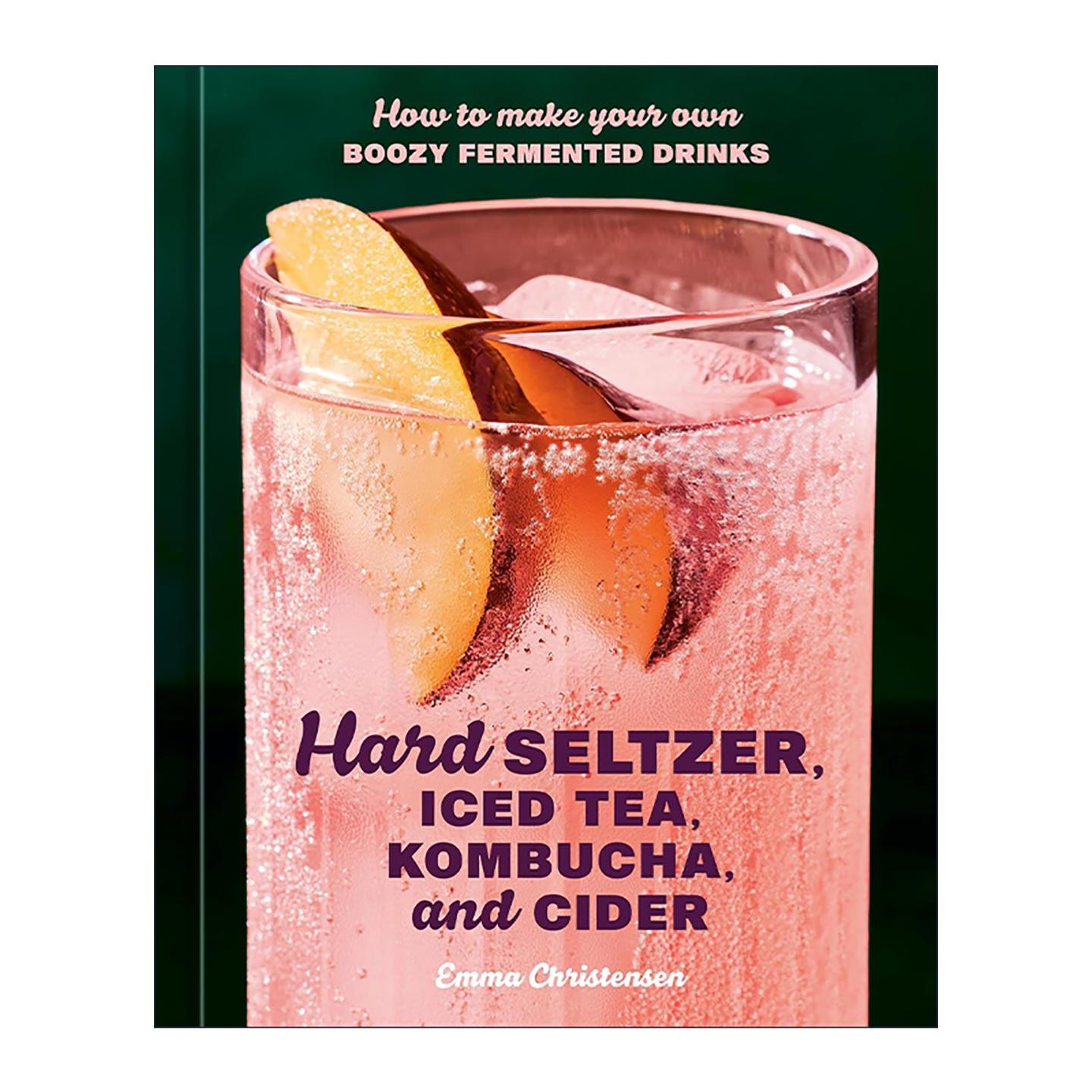 英文原版 Hard Seltzer Iced Tea Kombucha and Cider 硬苏打水 冰茶 康普茶和苹果酒 如何自制含酒精的发酵饮品 Emma Christensen