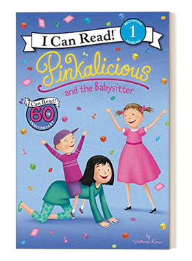 英文原版 Pinkalicious and the Babysitter 粉红控和保姆 I Can Read Level 1分级阅读 英文版 进口英语原版书籍
