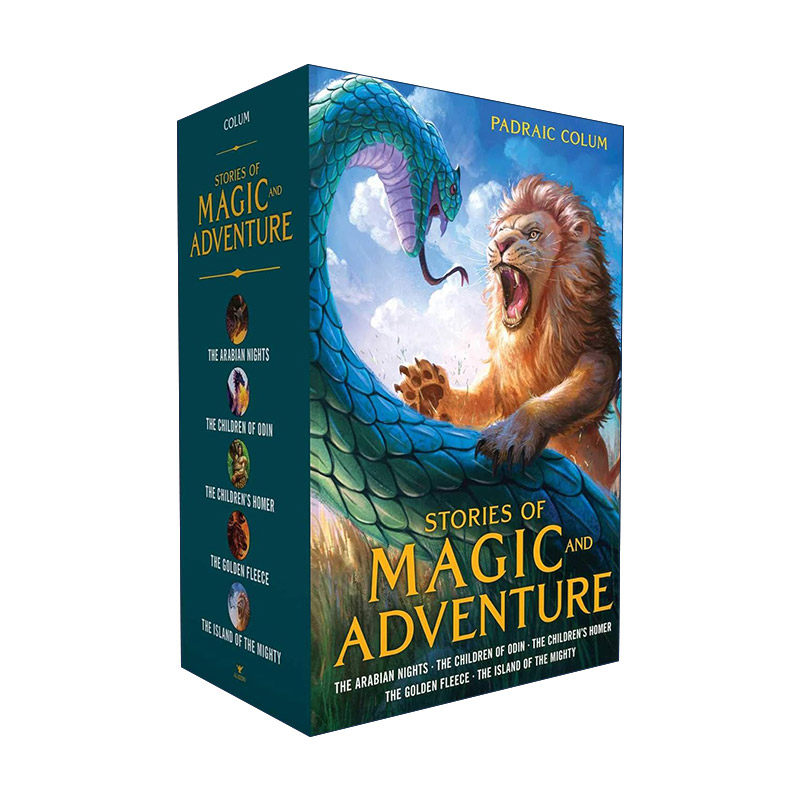 英文原版 Stories of Magic and Adventure 魔法与冒险故事5册盒装 培德莱克·科拉姆 英文版 进口英语原版书籍