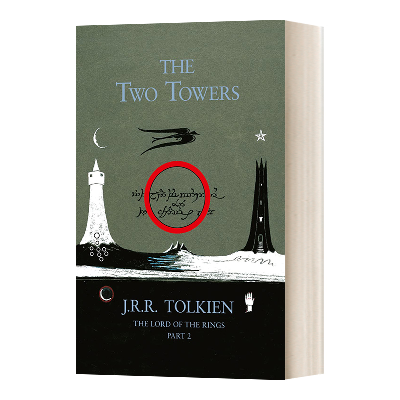 英文原版小说 The Two Towers 指环王2 双塔奇兵 精装 The Lord of the Rings 英文版 进口英语原版书籍