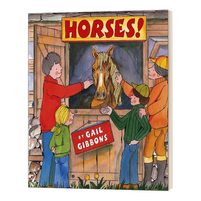 英文原版 Horses 马 盖尔吉本斯少儿百科系列 英文版 进口英语原版书籍