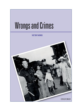 英文原版 Wrongs and Crimes 不法行为与刑事犯罪 Victor Tadros 英文版 进口英语原版书籍