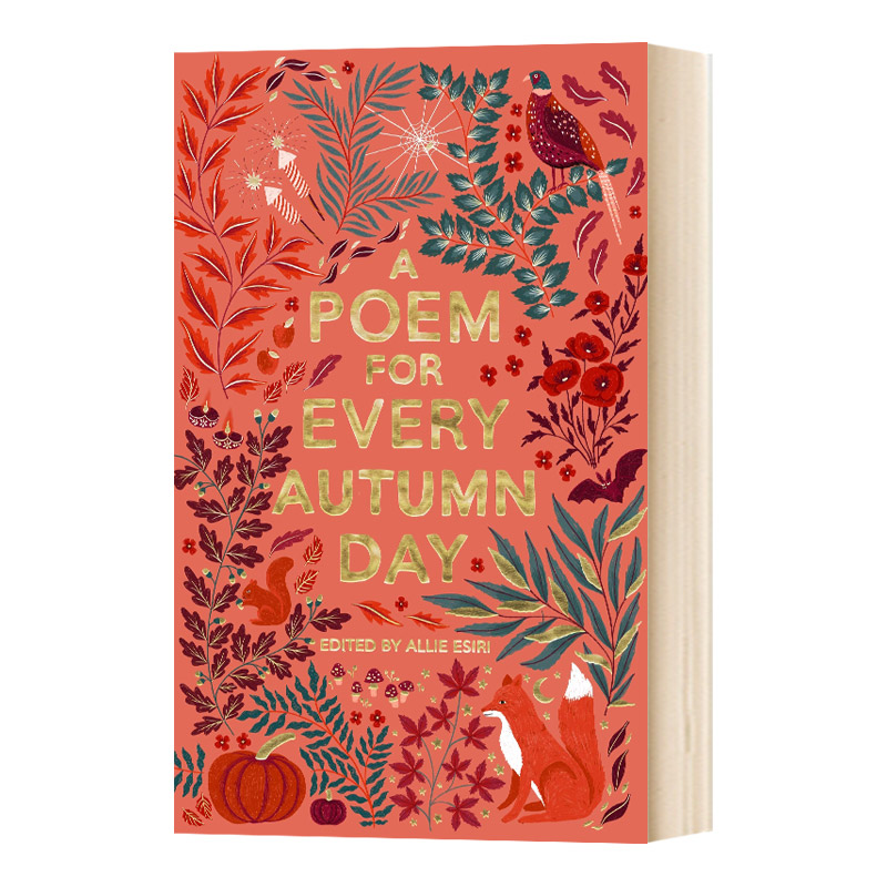 英文原版 A Poem for Every Autumn Day 秋日每天一首诗歌 英文版 诗歌书籍进口原版图书儿童全英语书