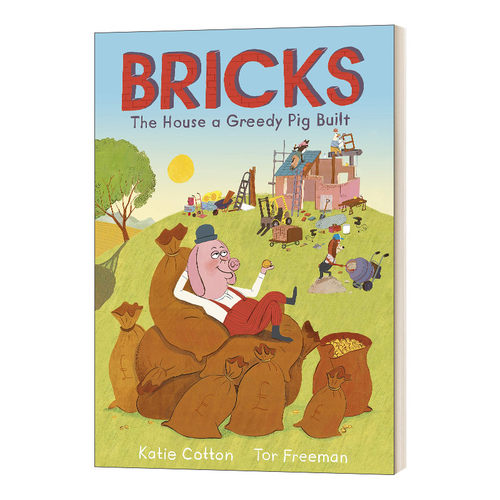 Tor Freeman Bricks 小猪建房子 英文原版 进口图书 儿童绘本 动物故事图画书 3-5岁
