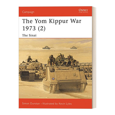 英文原版 The Yom Kippur War 1973 2 第四次中东战争2 西奈 战争历史 英文版 进口英语原版书籍