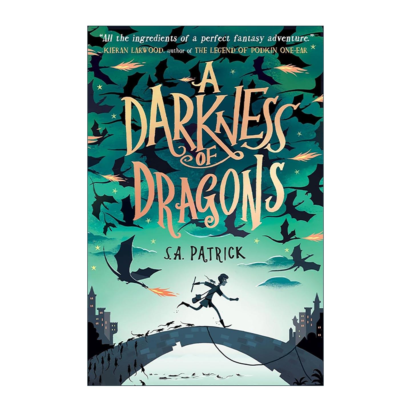 英文原版 A Darkness of Dragons 魔法之歌 龙影重重 儿童奇幻冒险小说 驯龙高手、霍比特人粉丝必入 英文版 进口英语原版书籍