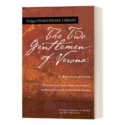 英文原版 The Two Gentlemen of Verona 莎士比亚 维洛那二绅士 Folger Shakespeare Library系列 英文版 进口英语原版书籍