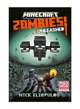 英文原版 Minecraft Zombies Unleashed 我的世界21 僵尸释放 精装官方小说 英文版 进口英语原版书籍