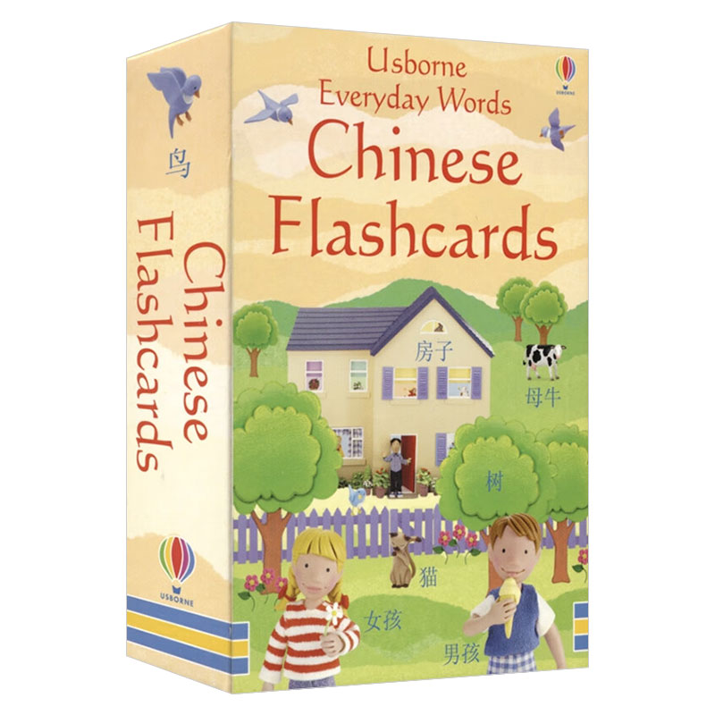 英文原版 Everyday Words Chinese Flashcards 日常中文用语 英文版 进口英语原版书籍