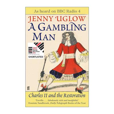 英文原版 A Gambling Man 赌徒 查理二世与复辟 Jenny Uglow 英文版 进口英语原版书籍