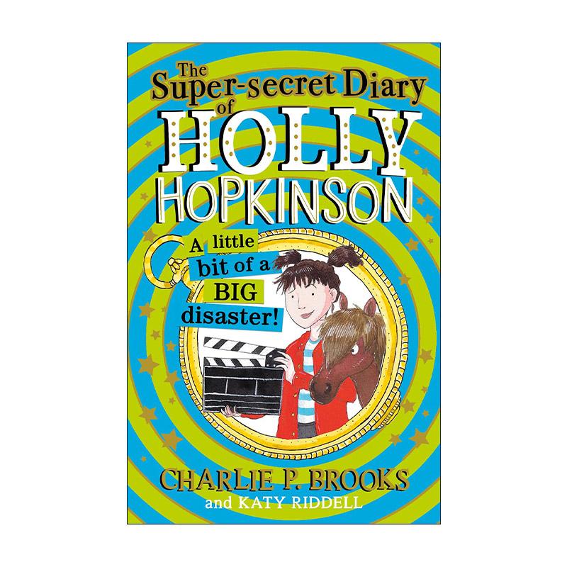英文原版 Holly Hopkinson: a Little Bit of a Big Disaster 霍莉的超级秘密日记2 青少年幽默插画故事书 进口英语原版书籍