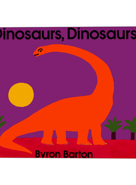 英文原版 Dinosaurs Dinosaurs 恐龙 恐龙 张湘君推荐绘本 Byron Barton 拜伦巴顿 英文版 进口英语原版书籍