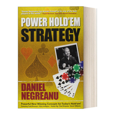 英文原版 Power Hold'em Strategy  德州扑克超级战略 英文版 进口英语原版书籍
