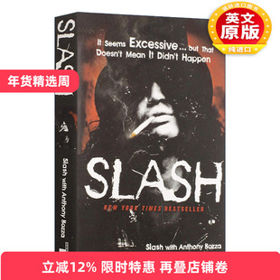 英文原版 Slash 斯莱史 枪花乐队主音吉他手自传 英文版 进口英语原版书籍