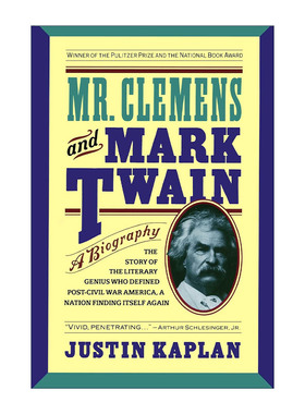 英文原版 Mr. Clemens and Mark Twain 克莱门斯先生马克吐温传 普利策奖 国家图书奖 英文版 进口英语原版书籍